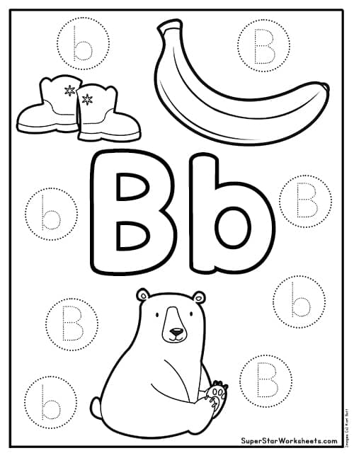 Letter B Worksheets -Worksheets Library