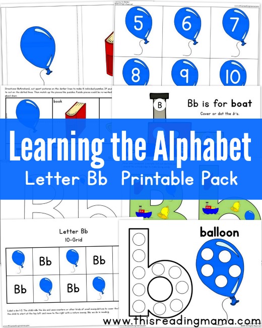 letter b print out