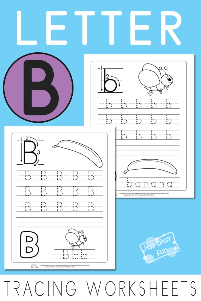 Letter B Worksheets - Twisty Noodle