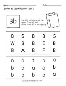 letter b worksheet for pre k