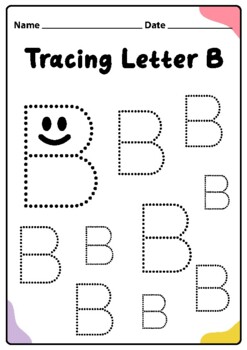 letter b worksheet for pre k