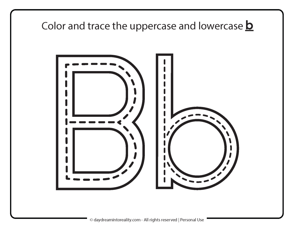 Letter B Worksheets - 55+ Free Printables - Daydream Into Reality