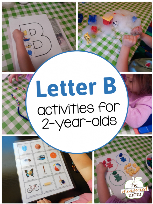 Letter B Activities for 2-Year-Olds - The Measured Mom