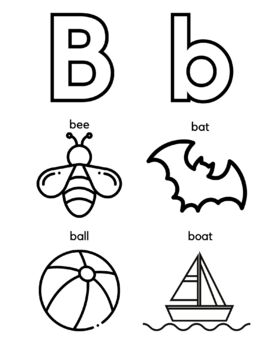Letter B Preschool Worksheets