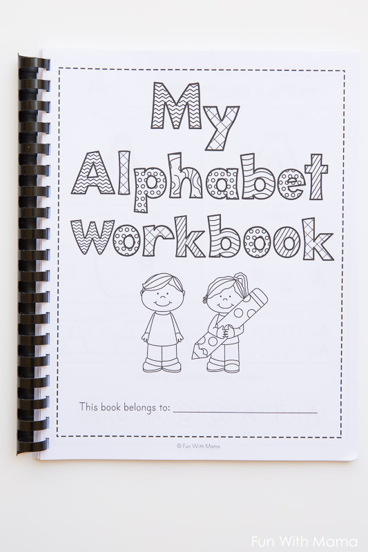 letter books worksheet