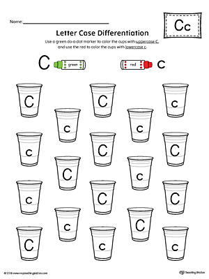 letter c worksheet for preschoolers