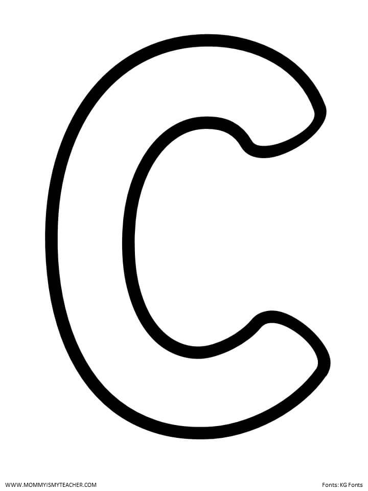 letter c worksheet for toddlers