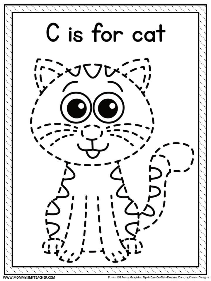 letter c worksheet printables