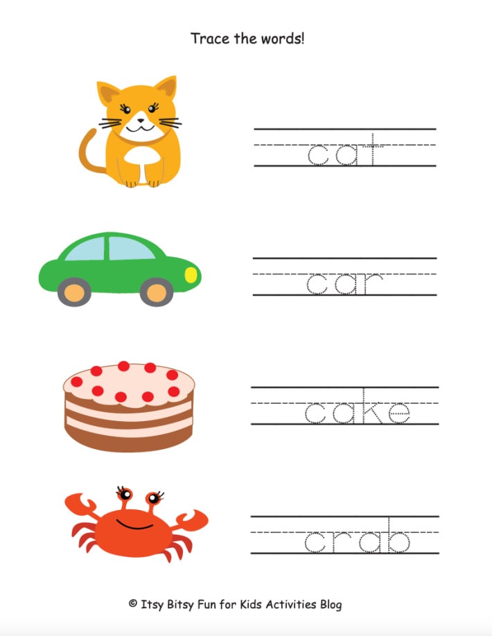 Free Letter C Worksheets For Preschool &  Kindergarten | Kids ...