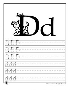Letter D Worksheets &  Crafts | Woo! Jr. Kids Activities ...