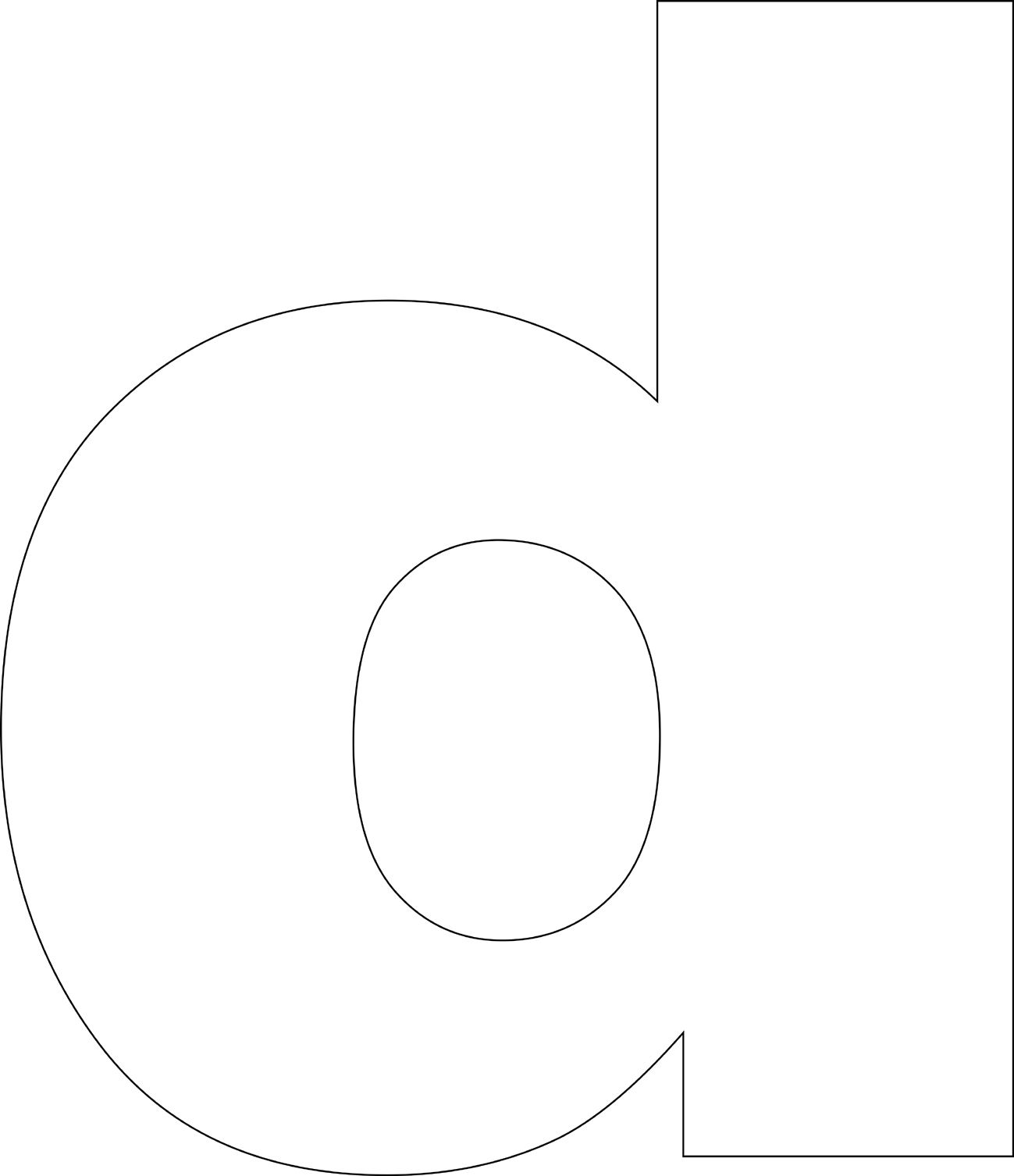 free-printable-lower-case-alphabet-letter-template-worksheets-library for Free Printable Letter D Template Free Printable Lower Case Alphabet Letter Template - Worksheets Library for Free Printable Letter D Template