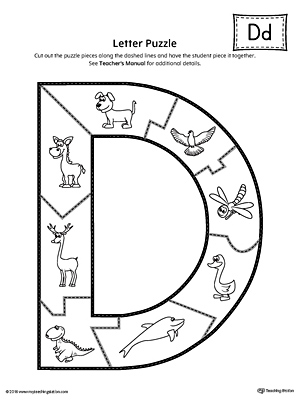 letter d worksheet and activities