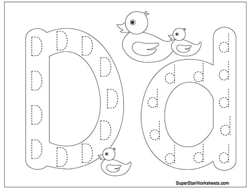 Letter D Worksheets -Worksheets Library