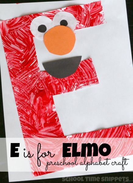 Letter E Craft | School Time Snippets