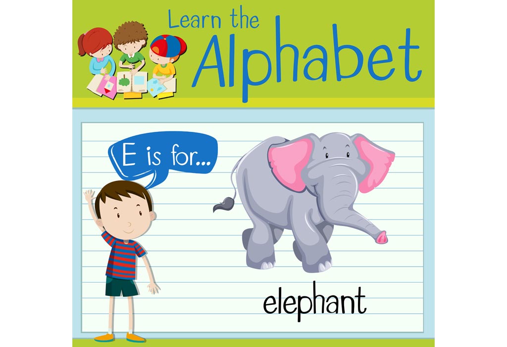 Trace the words that begin with the letter E Worksheet - Twisty Noodle