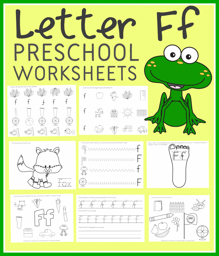 Free Letter F Printable Worksheets - worksheetspack