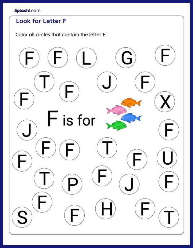 letter f worksheet for toddlers