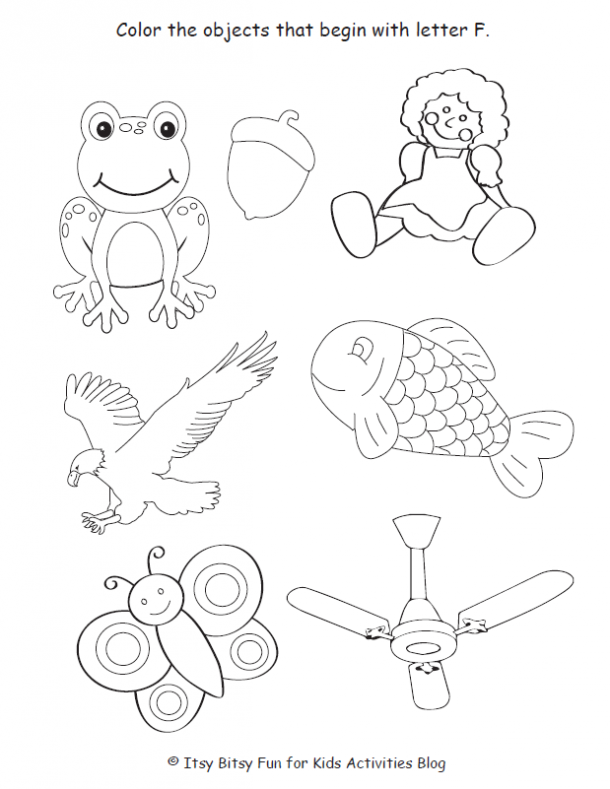 letter f worksheet for toddlers