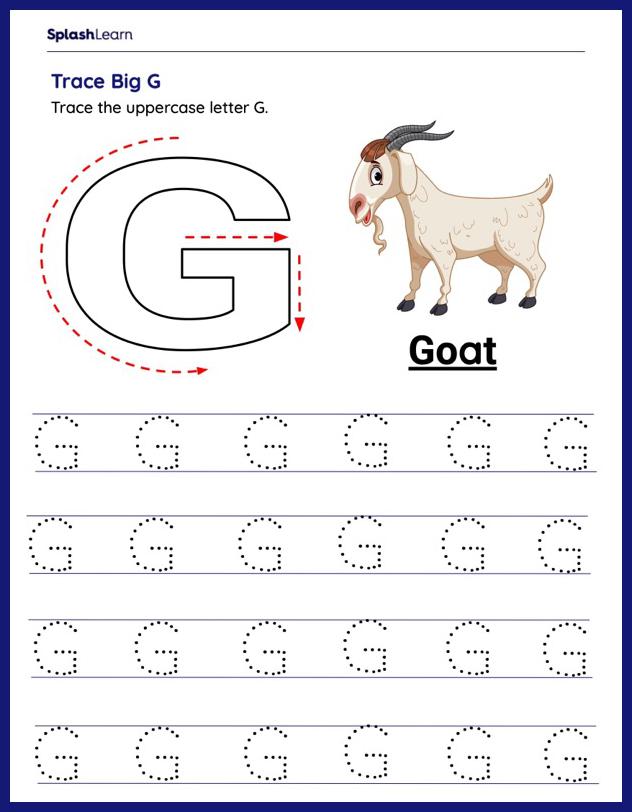 Letter G Worksheets -Worksheets Library