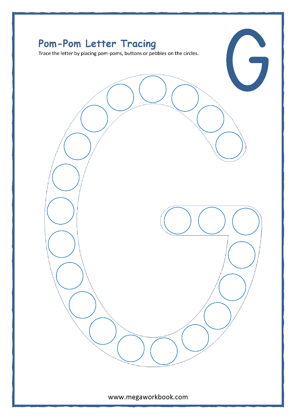 letter g worksheet
