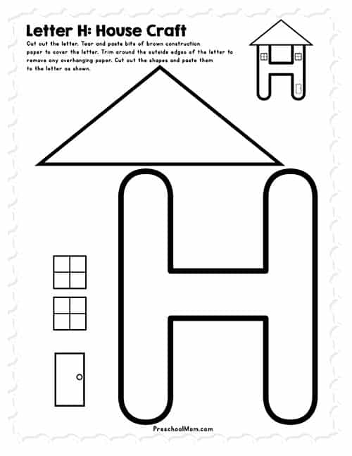 Letter H Preschool Printables Preschool Mom Worksheets Library