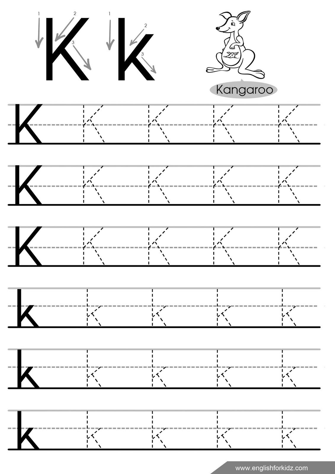 Tracing Letters - Letter Tracing Worksheets - Alphabet Tracing ...
