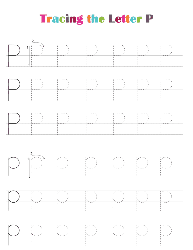letter i tracing worksheet