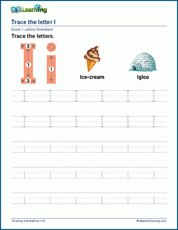 Letter I Worksheets | Worsheets library