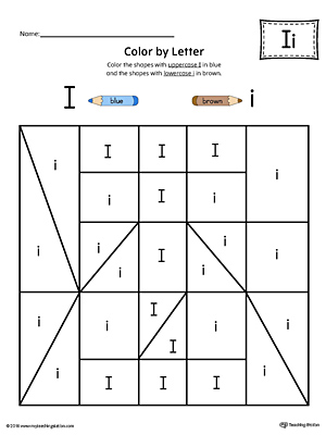 letter i worksheet