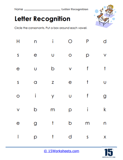 Letter Recognition Worksheets - 15 Worksheets Library