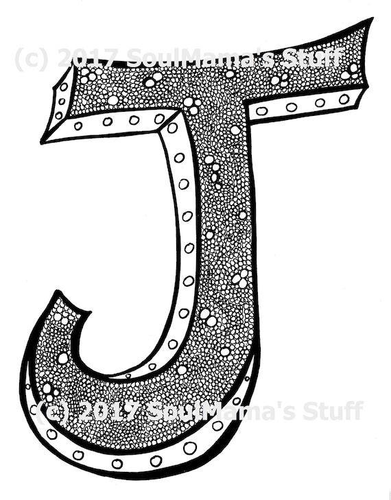 letter j coloring pages printable