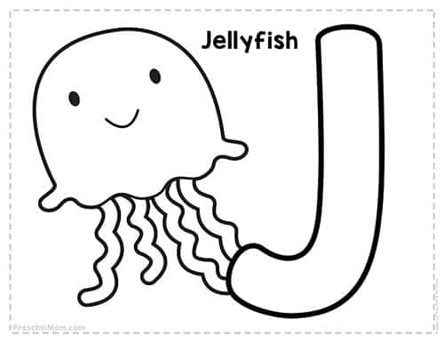 Alphabet Coloring Pages - Preschool Mom