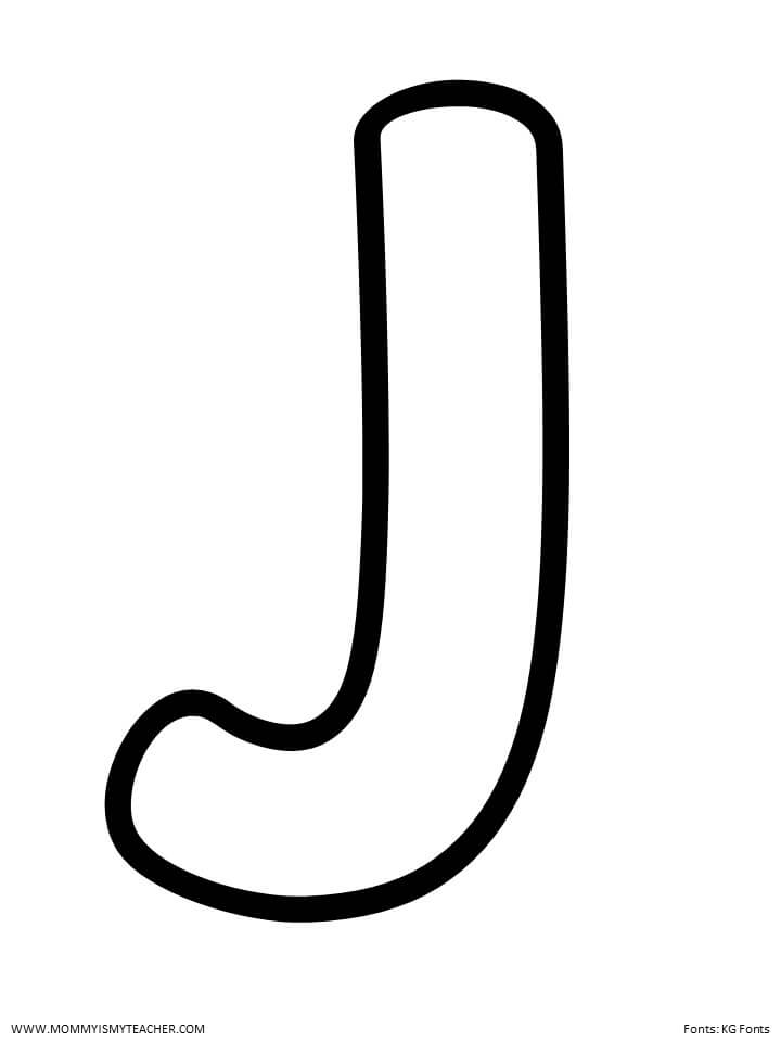 letter j preschool worksheet