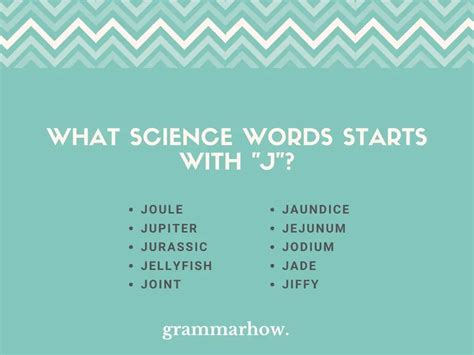 letter j science