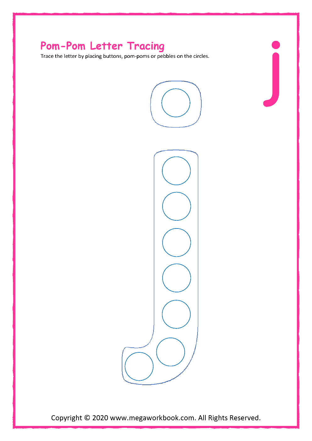letter j worksheet kindergarten