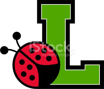 Cute Ladybird Learning Letter L Stock Clipart | Royalty-Free ...