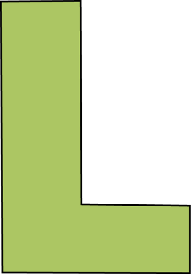 Green Letter L Clip Art - Green Letter L Image