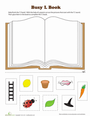 L Book | Worksheet 