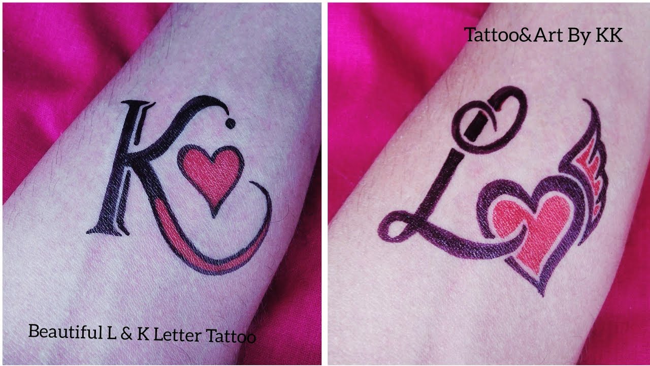 letter l tattoo
