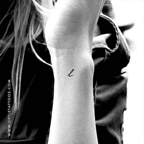 letter l tattoo