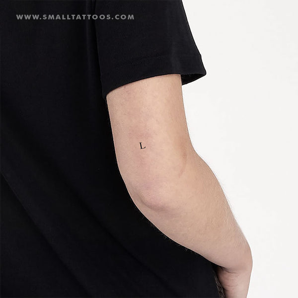 letter l tattoo