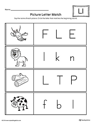 letter ll worksheet