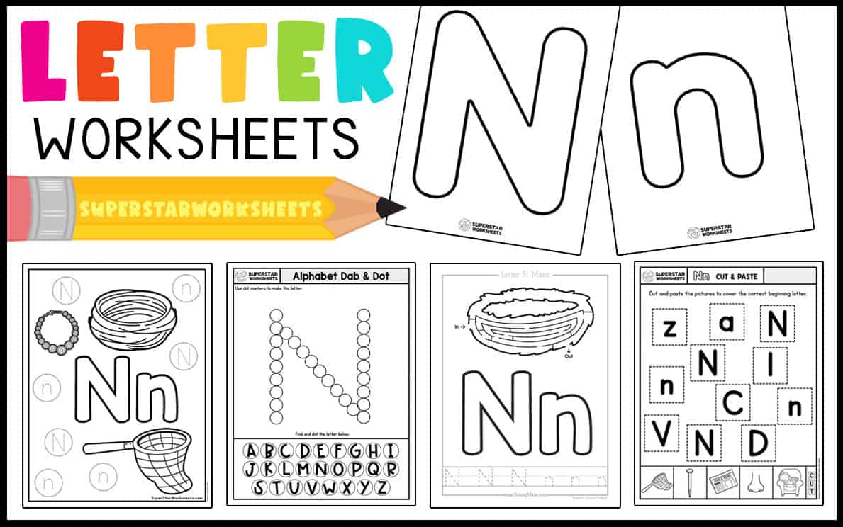 Letter N Worksheet -Worksheets Library