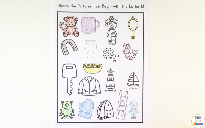 Letter M Worksheets - Fun with Mama