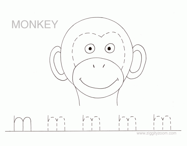 Letter M Tracing Worksheets by Owl School Studio | TPT