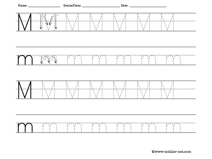 Tracing Alphabet Letters (Printable Handwriting Worksheets) - DIY ...