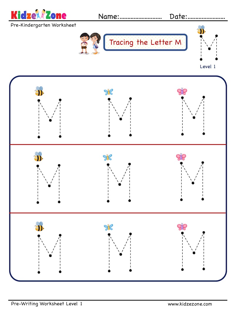 Letter M Worksheets for Preschool | Free, Printable