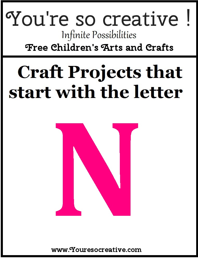 Crafting through the alphabet with projects that begin with N ...