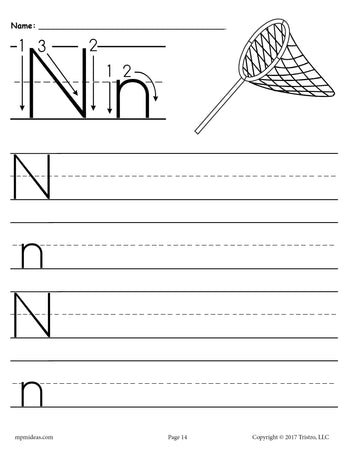 Tracing letter n hi-res stock photography and images - Alamy