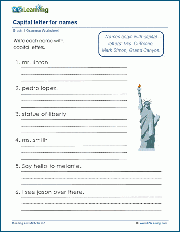 letter names worksheet